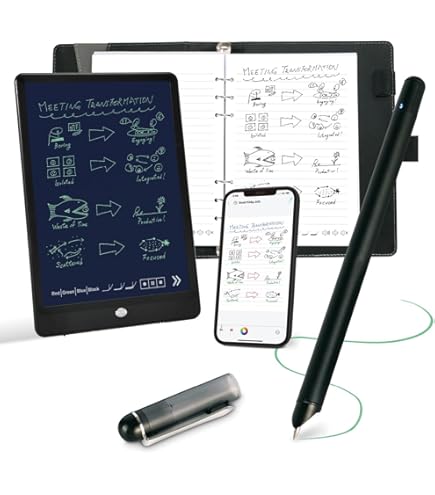 NEWYES SYNC PEN デジタルノートセット Amazon.com: NEWYES SyncPen 4 Smart Pen with Digital Notebook